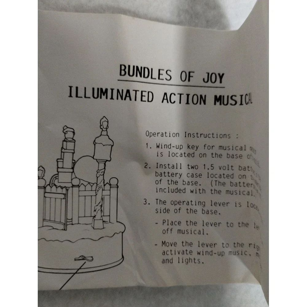 Precious Moments Bundles of Joy Musical Action‎ Figurine Christmas Decor